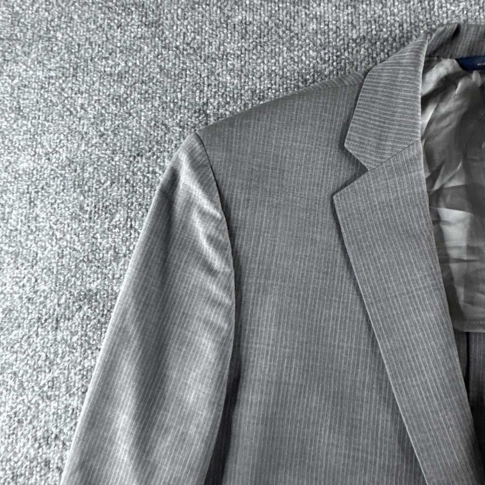 Brooks Brothers Regent Reda Wool Blazer Mens 44L Gray Jacket‎ Sport Coat Career - Picture 3 of 16